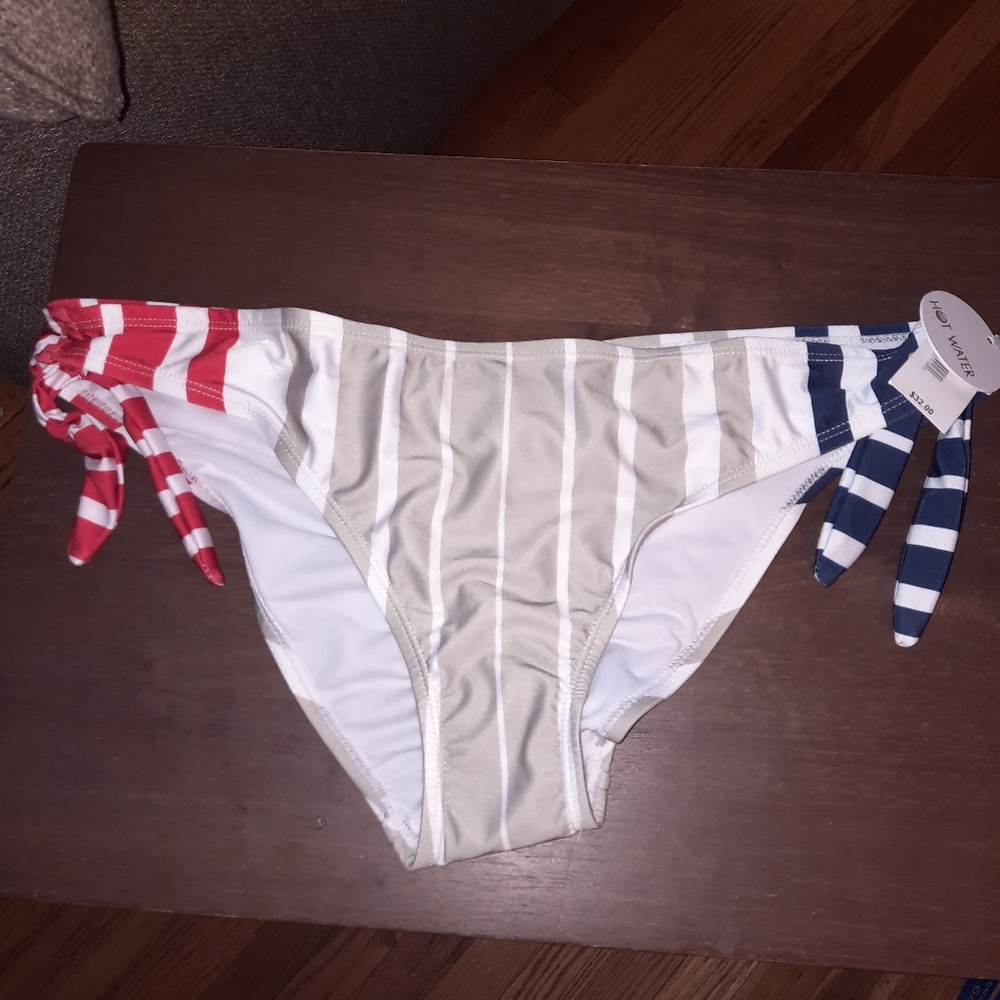 💲Hot Water Bikini Bottom Tie Side Lined